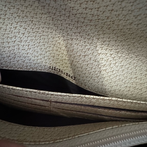 Gucci monogram GG bamboo jacquard canvas and leather continental snap wallet - Picture 10 of 16